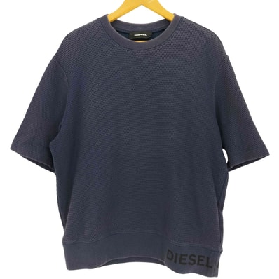 ワッフル サーマル クルーネック半袖Tシャツ【1141691250677】