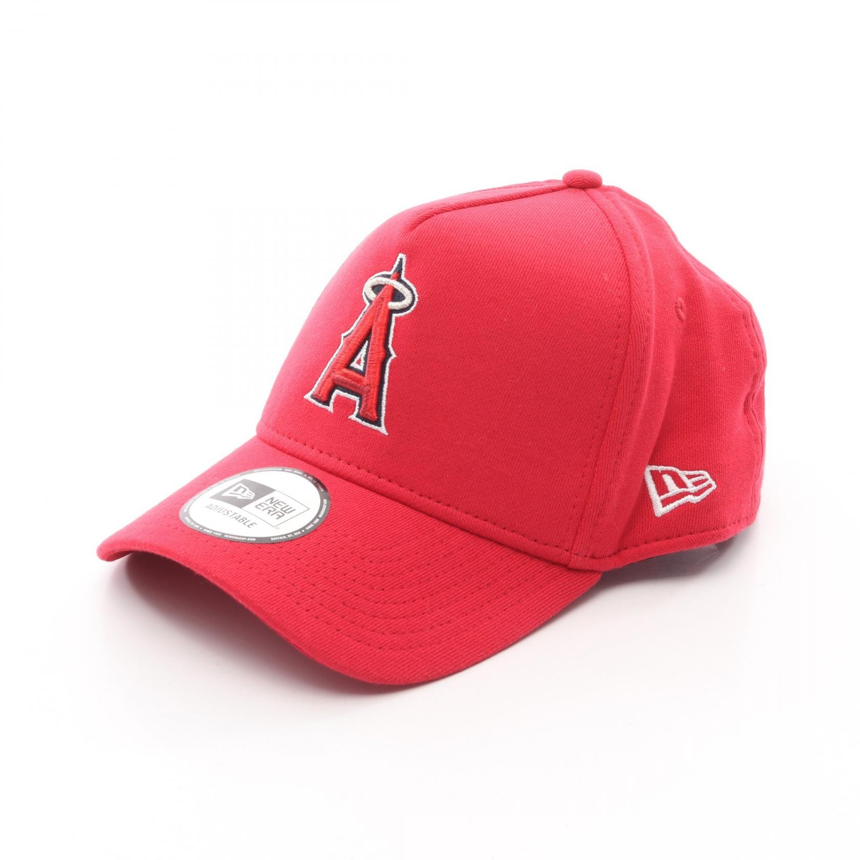 ニューエラ NEW ERA NEW ERA × N°21 × MLB 9FORTY A-Frame エンゼルス キャップ 帽子 コットン メンズ レディース レッド系 【中古】