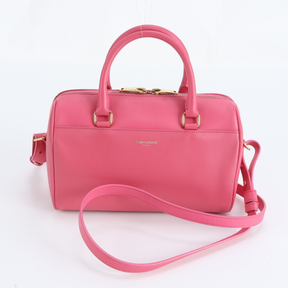 ■美品 サンローラン パリ ベイビーダッフル ミニ ボストン