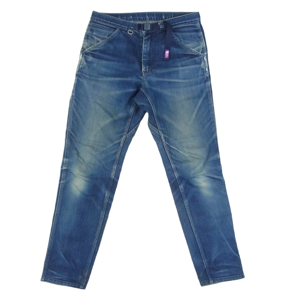 THE NORTH FACE ノースフェイス デニムパンツ NT5608N PURPLE LABEL パープル レーベル COOLMAX STRETCH DENIM クールマックス ストレッチ デニム パンツ インディゴブルー系 30【中古】