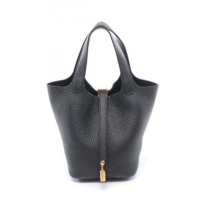 エルメス HERMES ピコタンロックPM ハンドバッグ バッグ レザー トリヨンクレマンス トリヨンクレマンス ブラック(エルメス) K刻印(2025年製造) レディース ブラック系 【中古】