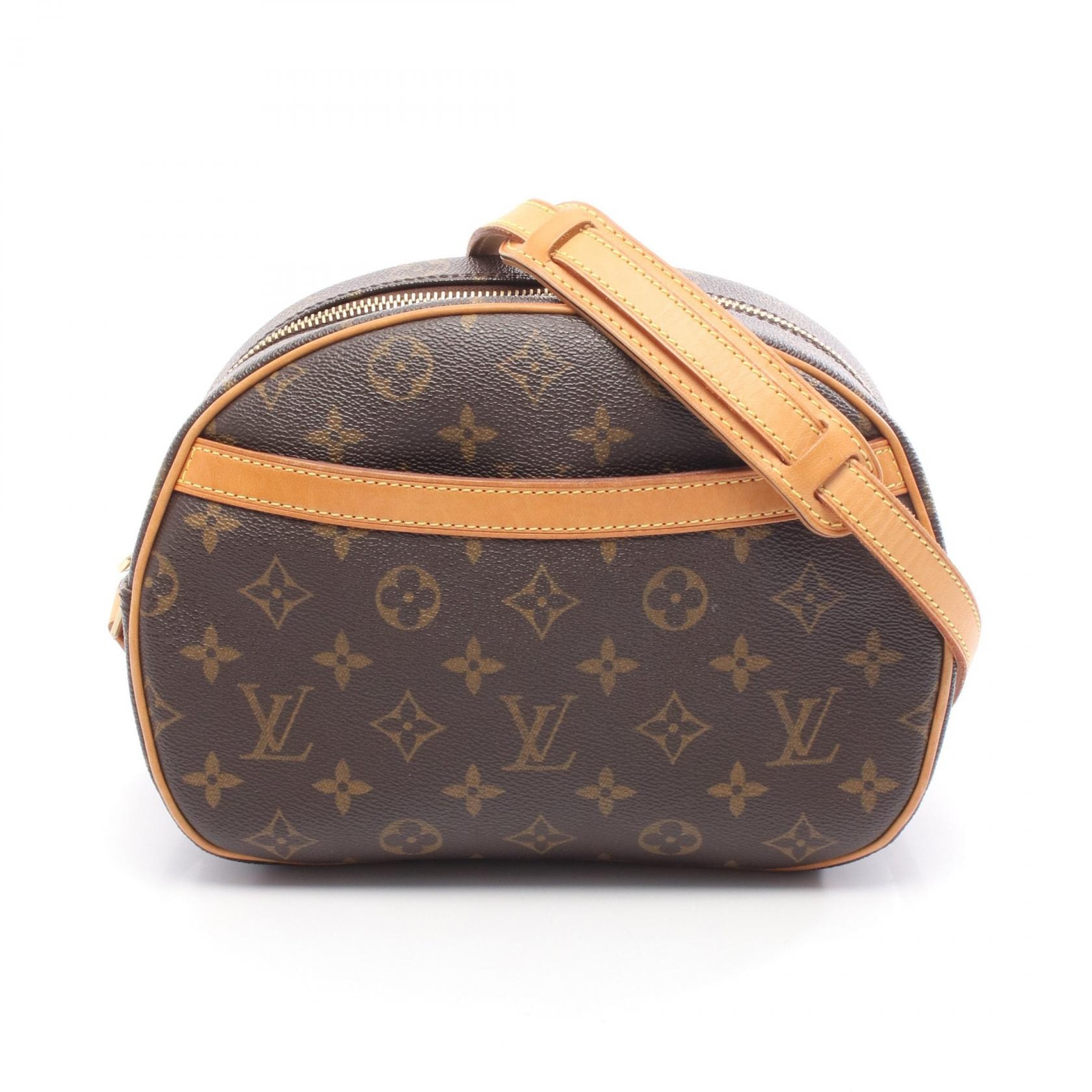 ルイ・ヴィトン LOUIS VUITTON ブロワ ショルダーバッグ バッグ PVCコーティングキャンバス レザー モノグラム レディース ブラウン系 M51221 【中古】