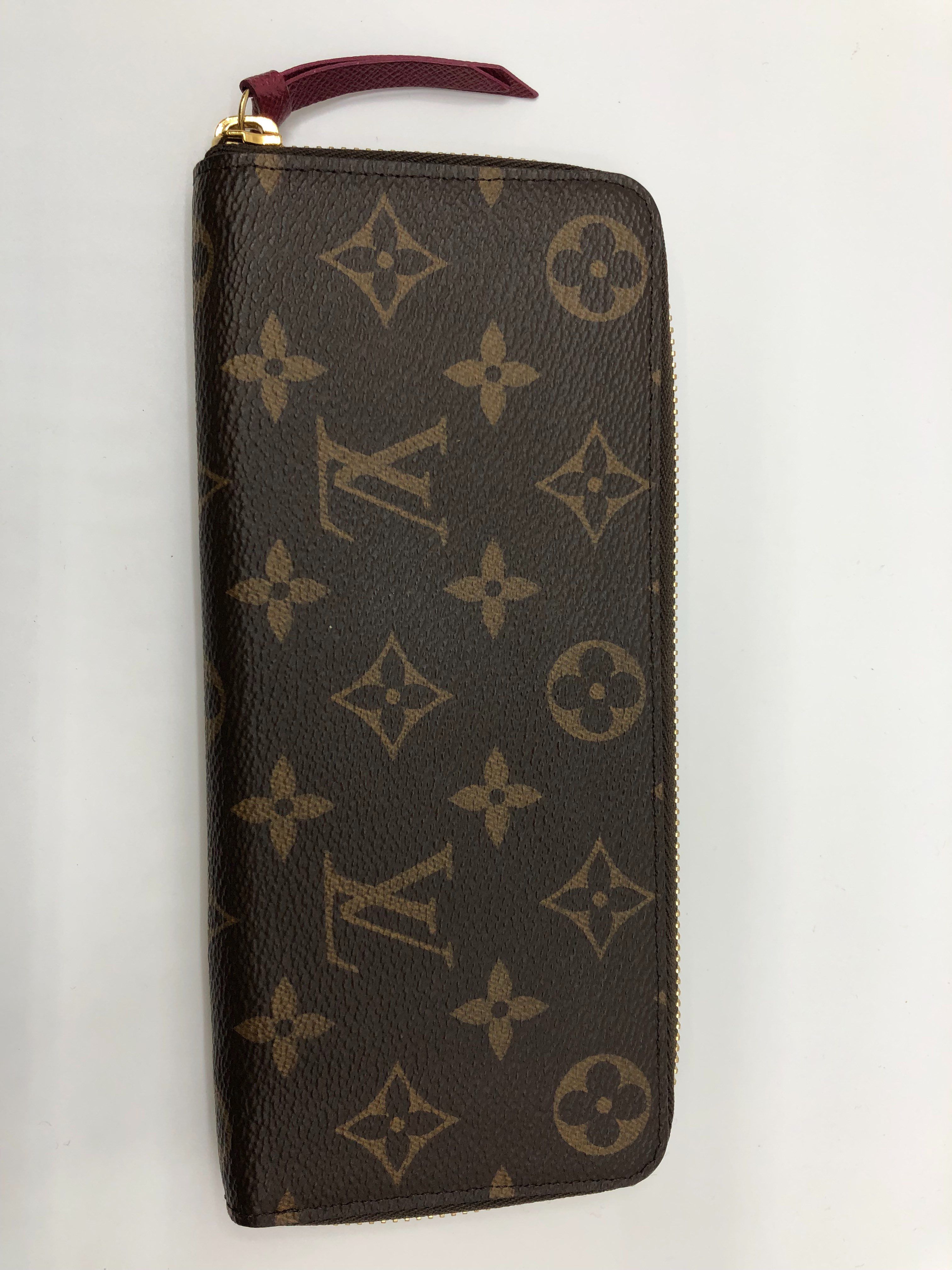 Louis Vuitton Clemence Wallet Monogram "Fuchsia"