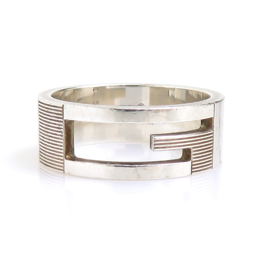グッチ GUCCI リング・指輪 シルバー925 シルバー メンズ 20号【中古】 h32429a