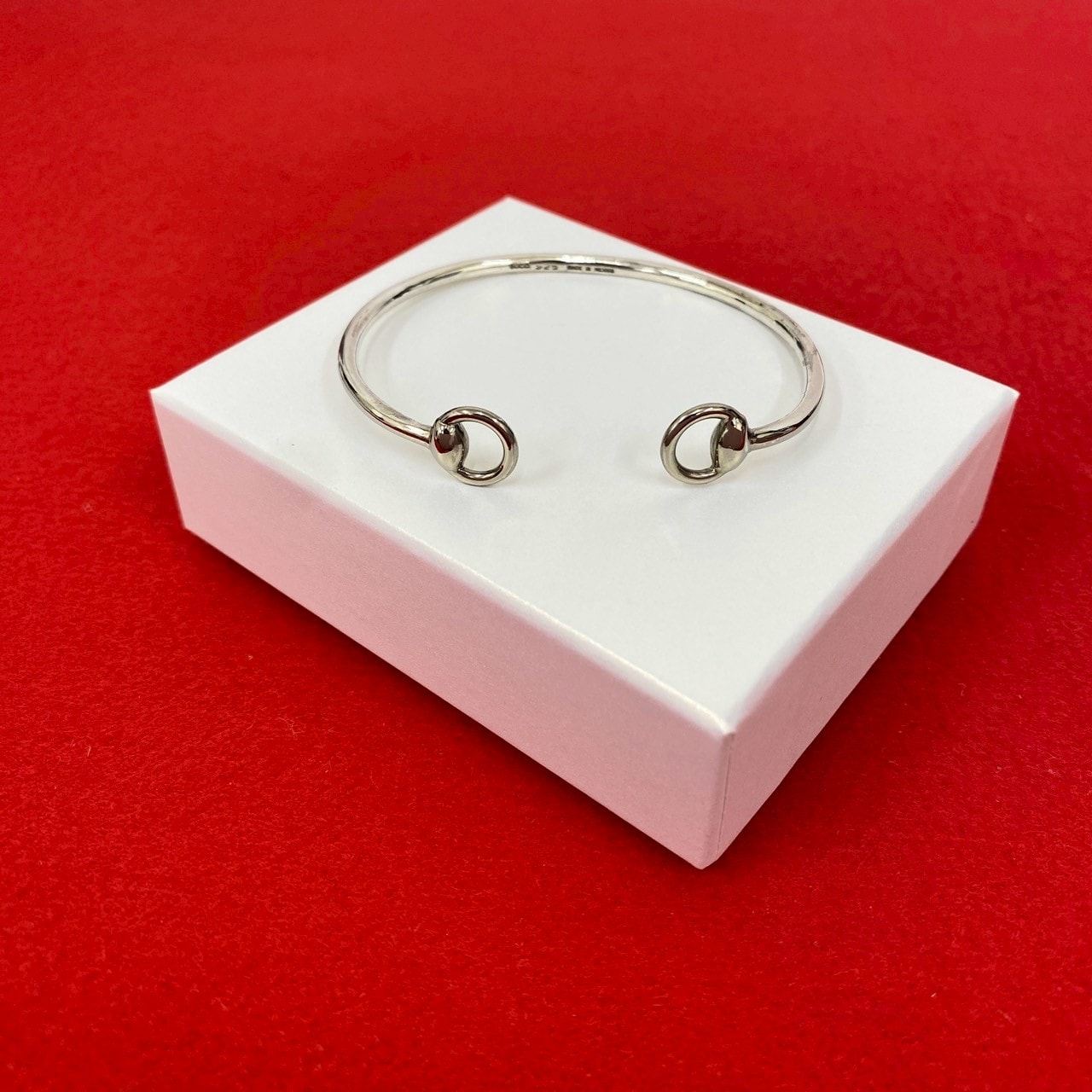 GUCCI グッチ シルバー925 バングル シルバー
 92348