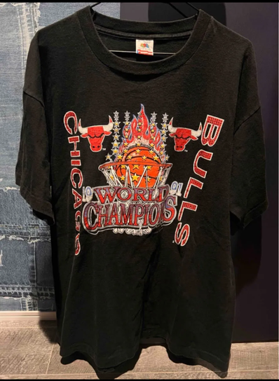 BULLS/ブルズ/90s'/1991年championTシャツ/NBA/バスケ/vintage/ヴィンテージ/ビンテージ/JORDAN/ジョーダン/RODMAN/ロッドマン/Pippen/ピッペン/Fruit of the Loom/フルーツオブザルーム