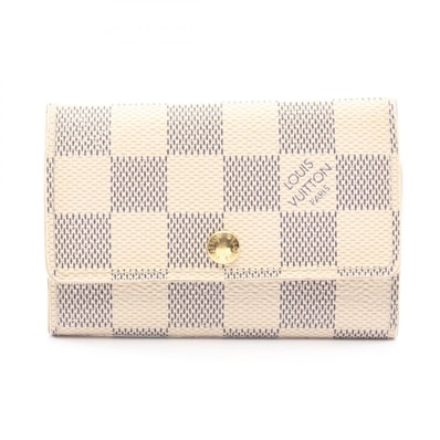 ルイ・ヴィトン LOUIS VUITTON ミュルティクレ6 ダミエアズール キーケース アクセサリー PVC レディース ホワイト系 N61745 【中古】