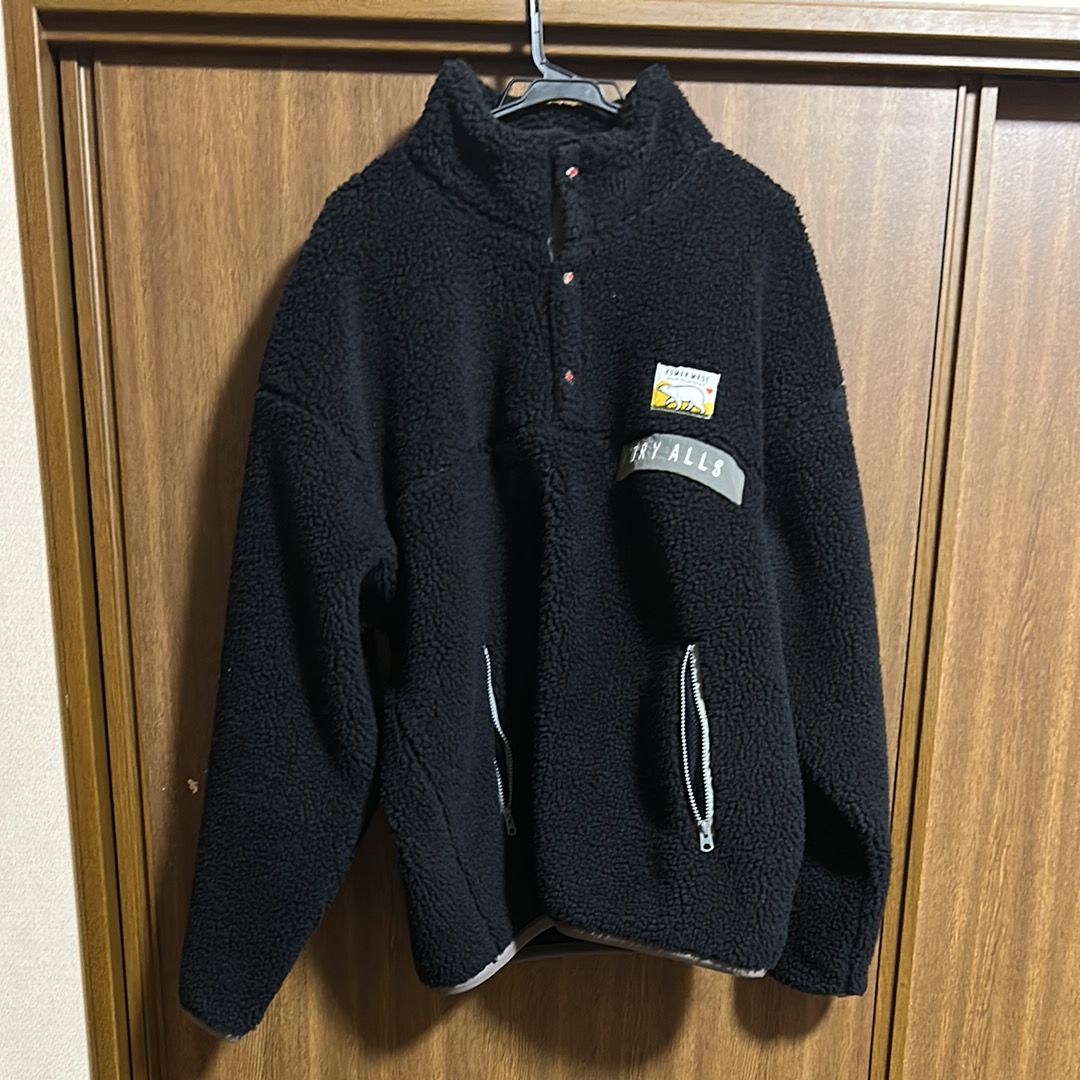 ヒューマン メイド ボア フリース プルオーバー "ネイビー"