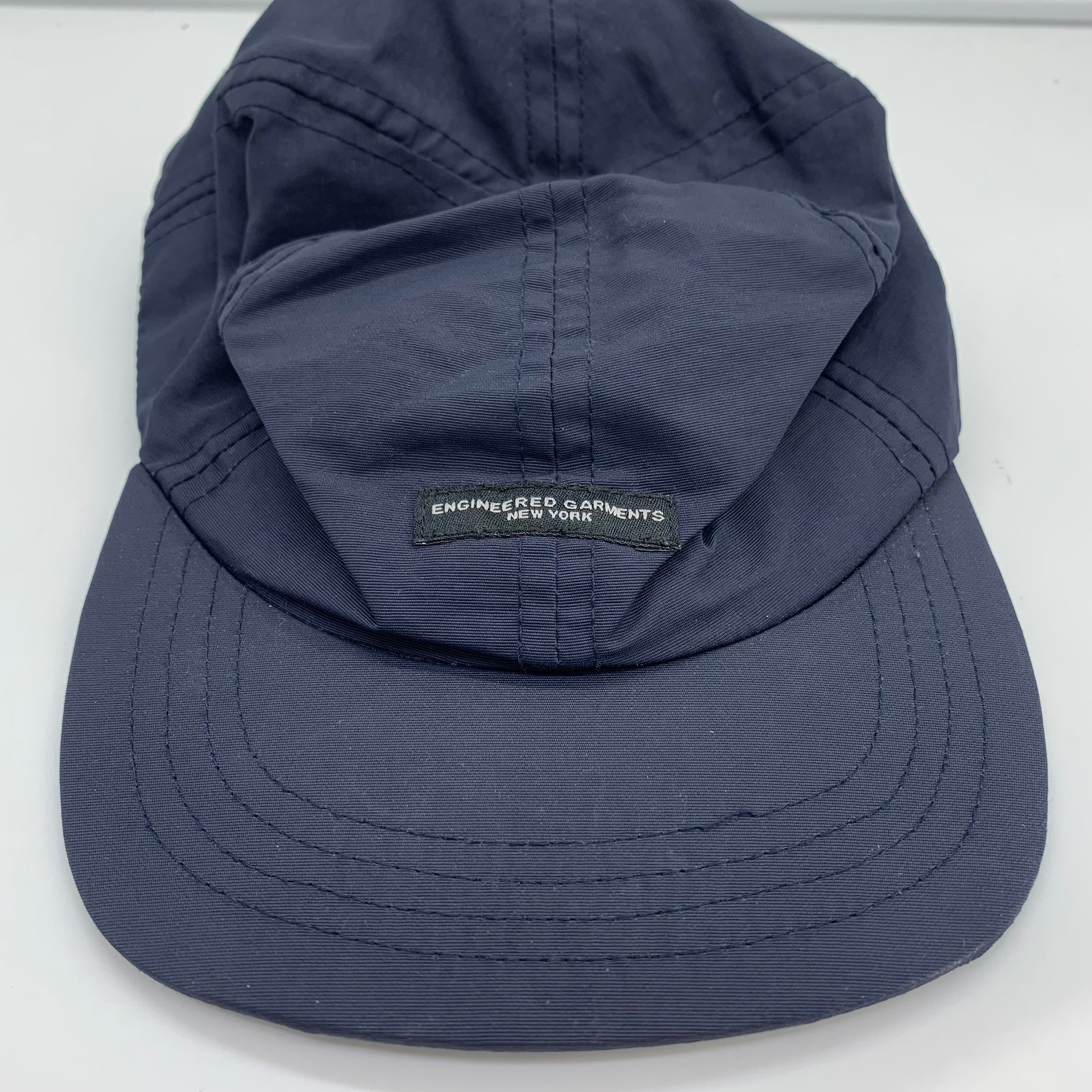 ENGINEERED GARMENTS NYLON PANEL CAP Navy