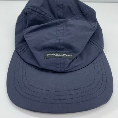 ENGINEERED GARMENTS NYLON PANEL CAP Navy