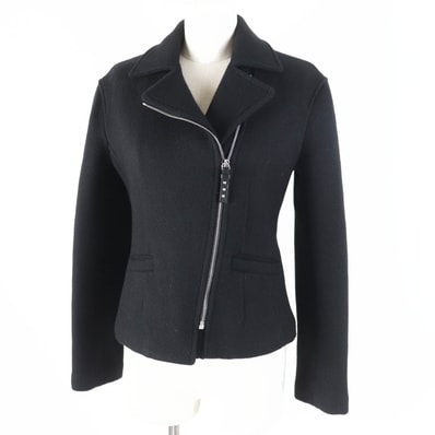 極美品 エルメス
ジャケット ブラック レディース 34 3H0208DW