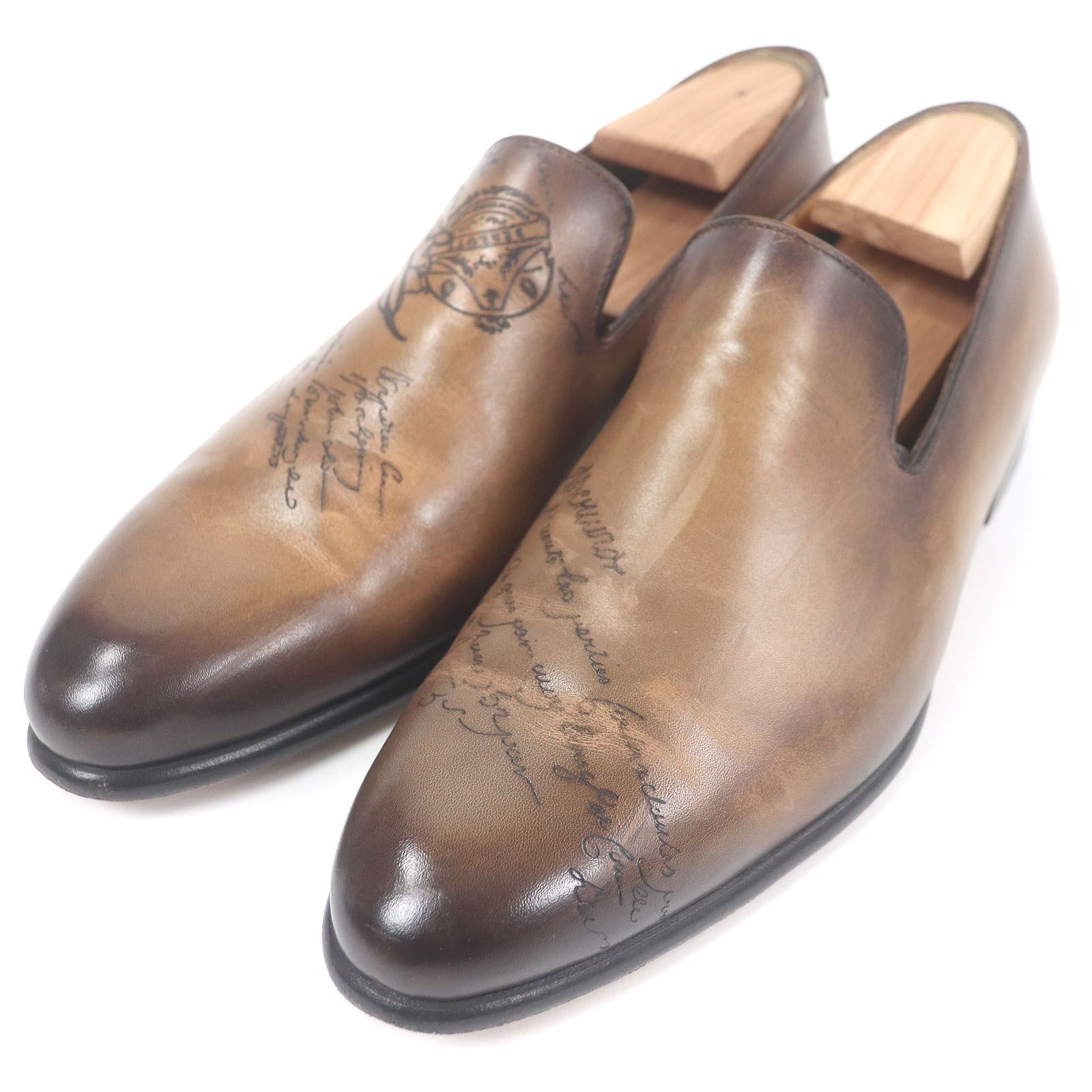 ベルルッティ ローファー CURSIVE GALET TOBACCO BIS 6