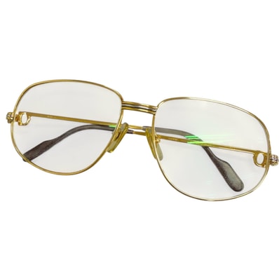 人気 カルティエ メガネ ゴールド メンズ 56□16-130