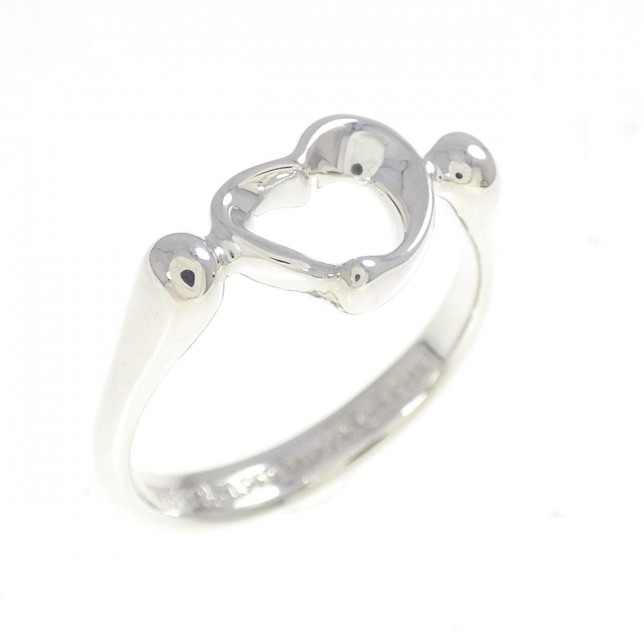 ティファニー オープンハート リング