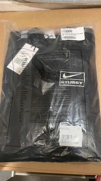 Stussy x Nike Wash Crew (US Size) "Black" DO5310-010