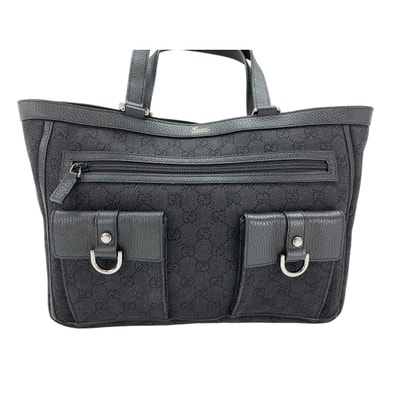 グッチ GUCCI GGキャンバス アビー トートバッグ【中古】