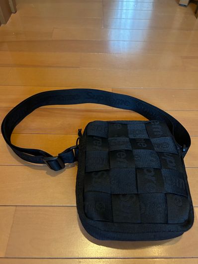 Supreme Woven Shoulder Bag "Black" (24SS)