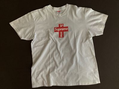 Supreme Cross Box Logo Tee "White"