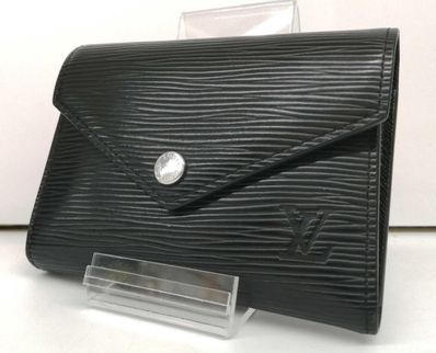 Louis Vuitton Victorine Wallet Epi "Noir"