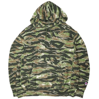 READYMADE レディメイド 21AW 日本製 PIONCHAM SWEAT HOODIE ピオンチャム スウェット フーディー RE-CO-CM-00-00-196 L CAMO 裏毛 プルオーバー パーカー トップス g26739