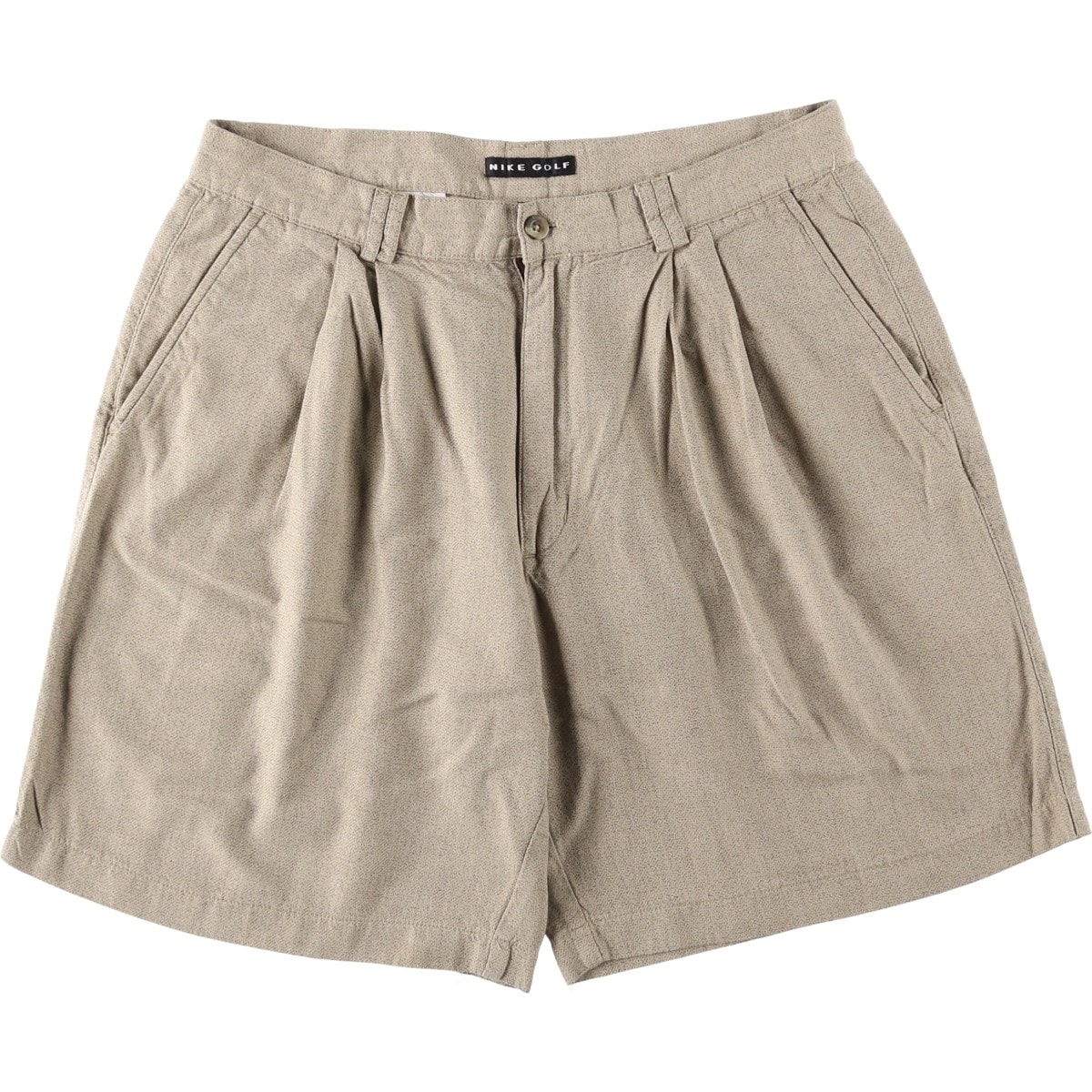 古着 ナイキ NIKE GOLF ゴルフ ツータック コットンショーツ ショートパンツ メンズw32相当/eaa657195