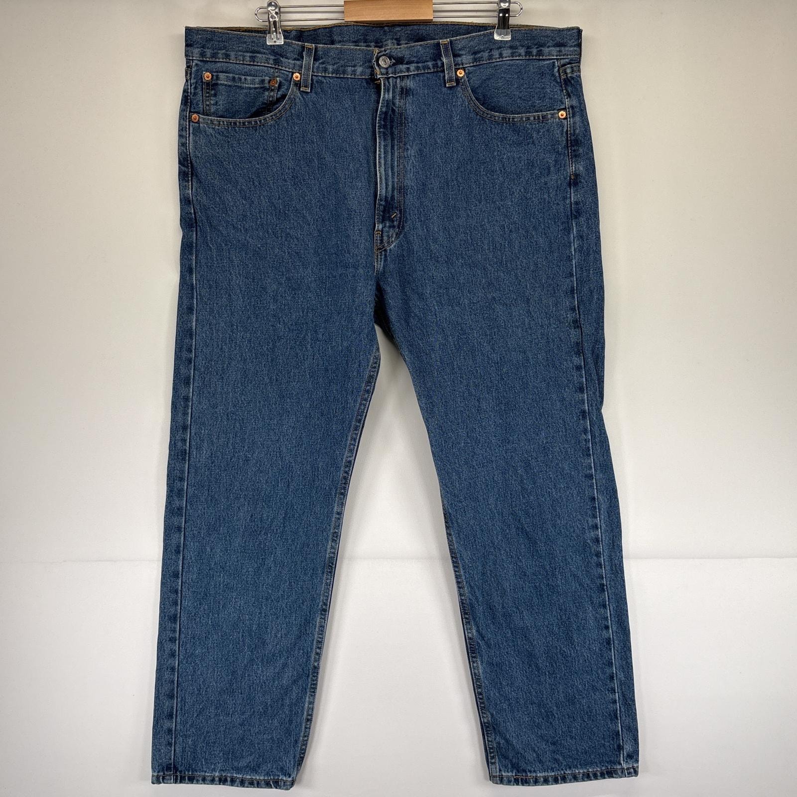 古着 リーバイス Levi's デニムパンツ 505 ストレート 5ポケット ジーンズ ジーパン 大きいサイズ ジップフライ w40 L29 ブルー メンズ