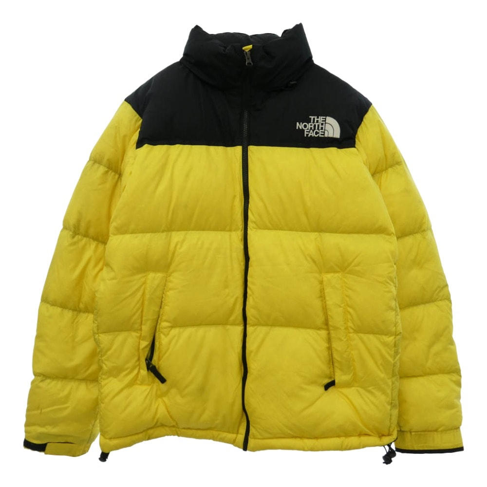 THE NORTH FACE ノースフェイス ND91841 NUPTSE JACKET ヌプシ ダウン ジャケット イエロー系 XL【中古】