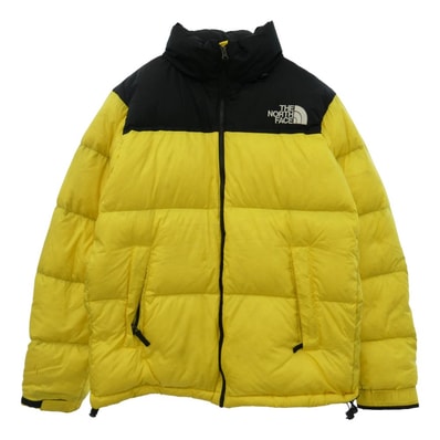 THE NORTH FACE ノースフェイス ND91841 NUPTSE JACKET ヌプシ ダウン ジャケット イエロー系 XL【中古】