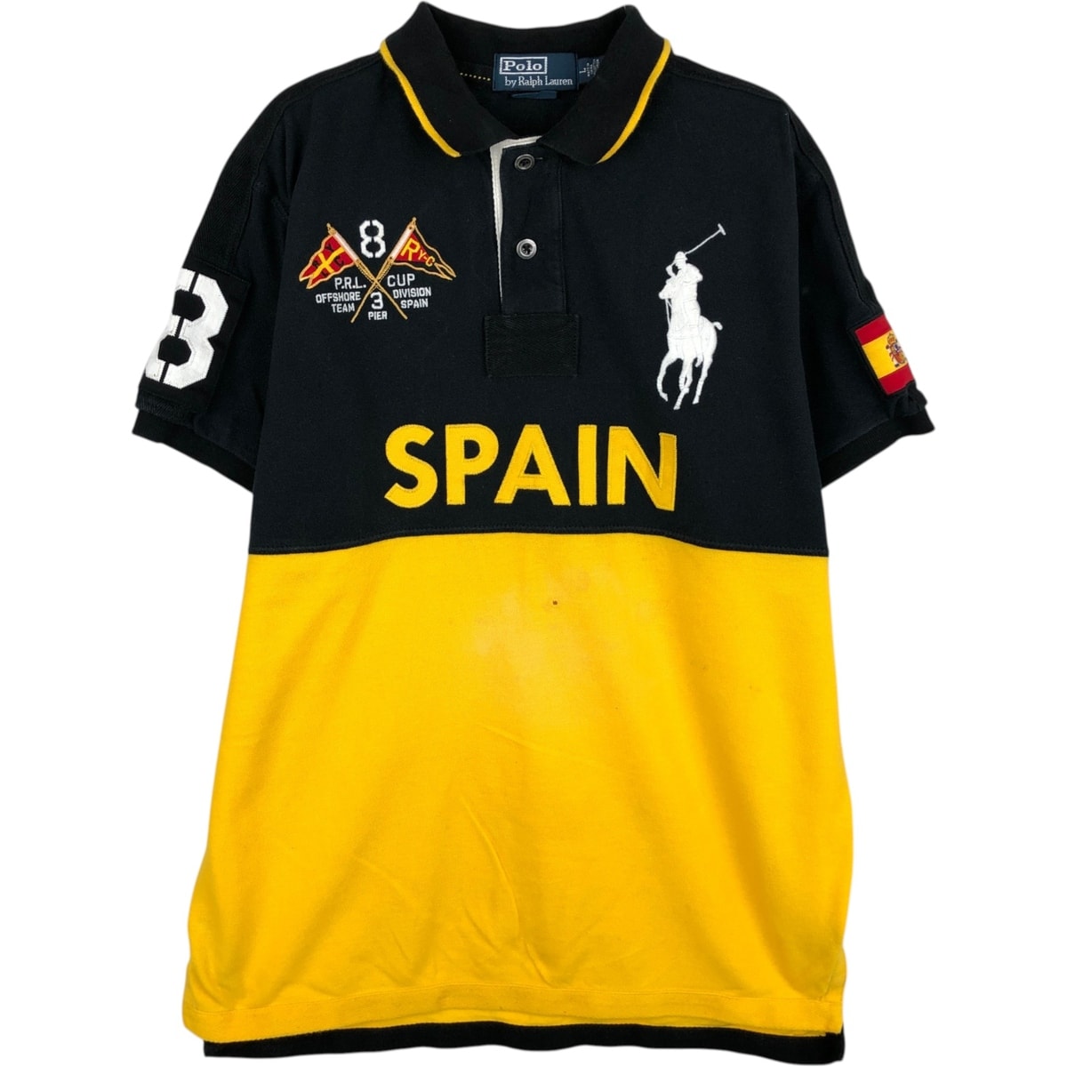 古着 ラルフローレン Ralph Lauren POLO by Ralph Lauren CUSTOM FIT ビッグポニー 半袖 ポロシャツ メンズL相当/eaa626912