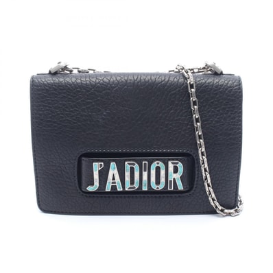 ディオール Dior ジャディオール モザイクロゴ ショルダーバッグ バッグ レザー レディース ブラック系 M9000VQAM 【中古】