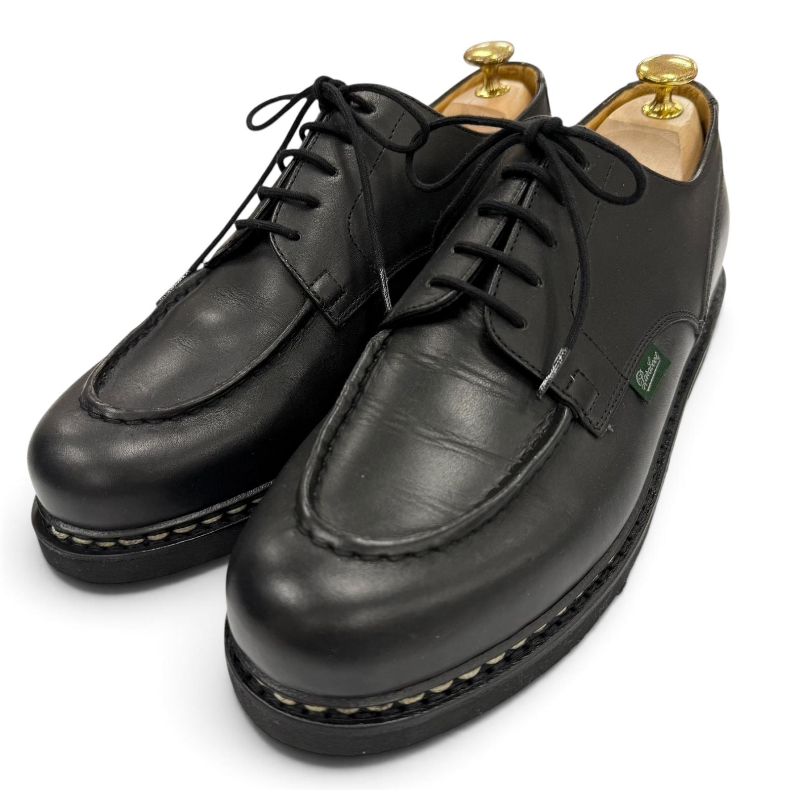 極美品 パラブーツ レザーシューズ CHAMBORD シャンボード ブラック メンズ 8