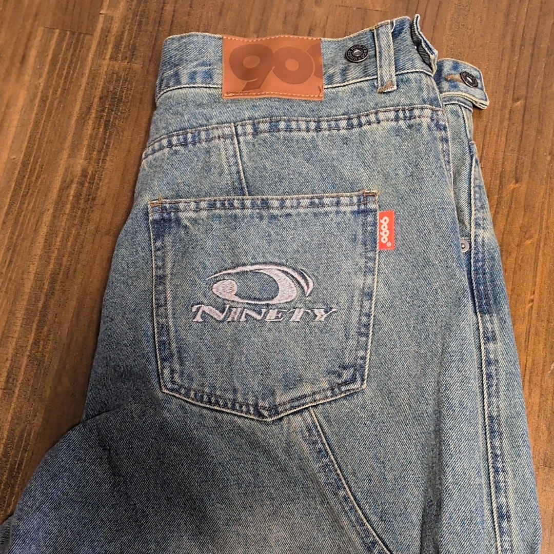 9090 Yoke Denim Ballon Pants "SAND BEIGE"