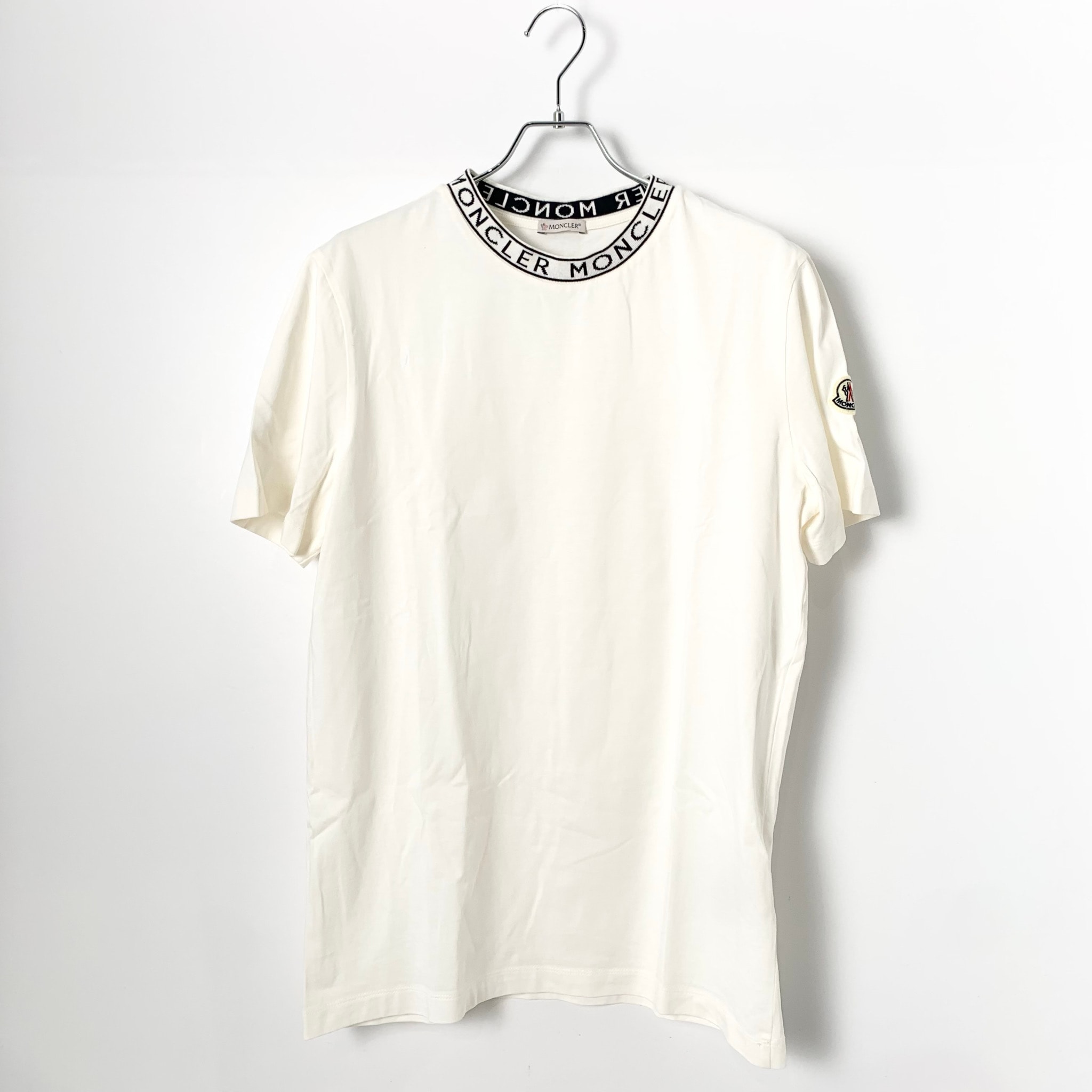 Moncler Neck Logo S/S T-Shirt "White"