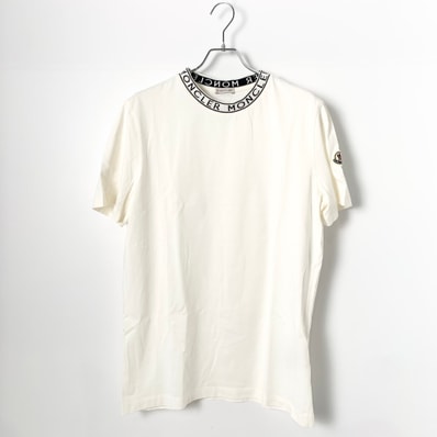 Moncler Neck Logo S/S T-Shirt "White"
