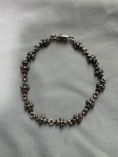 Chrome Hearts Tiny E CH Plus Bracelet 13Link "Silver"