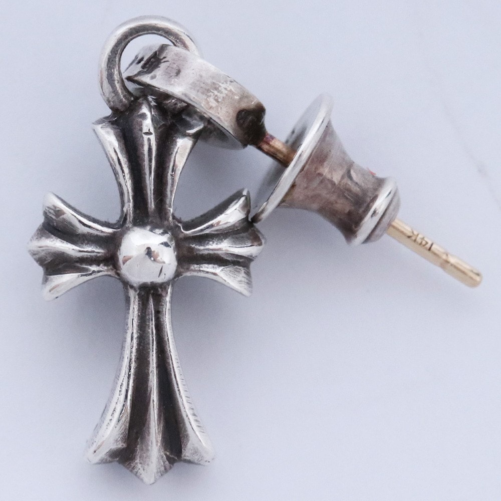 Chrome Hearts CH Cross Baby Fat Earrings Earrings "Silver"