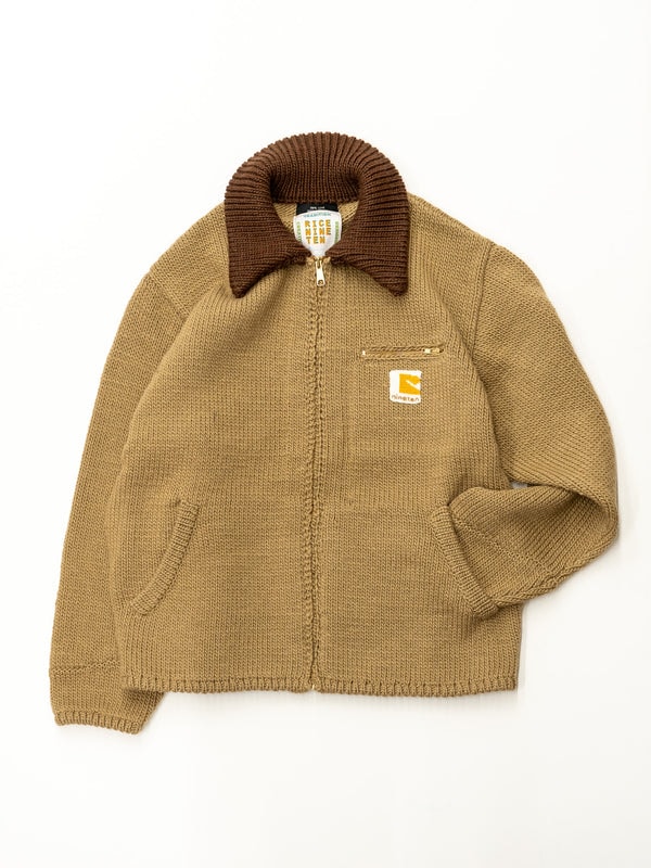 新品 RICE NINE TEN KNITTING DETROIT JACKET L