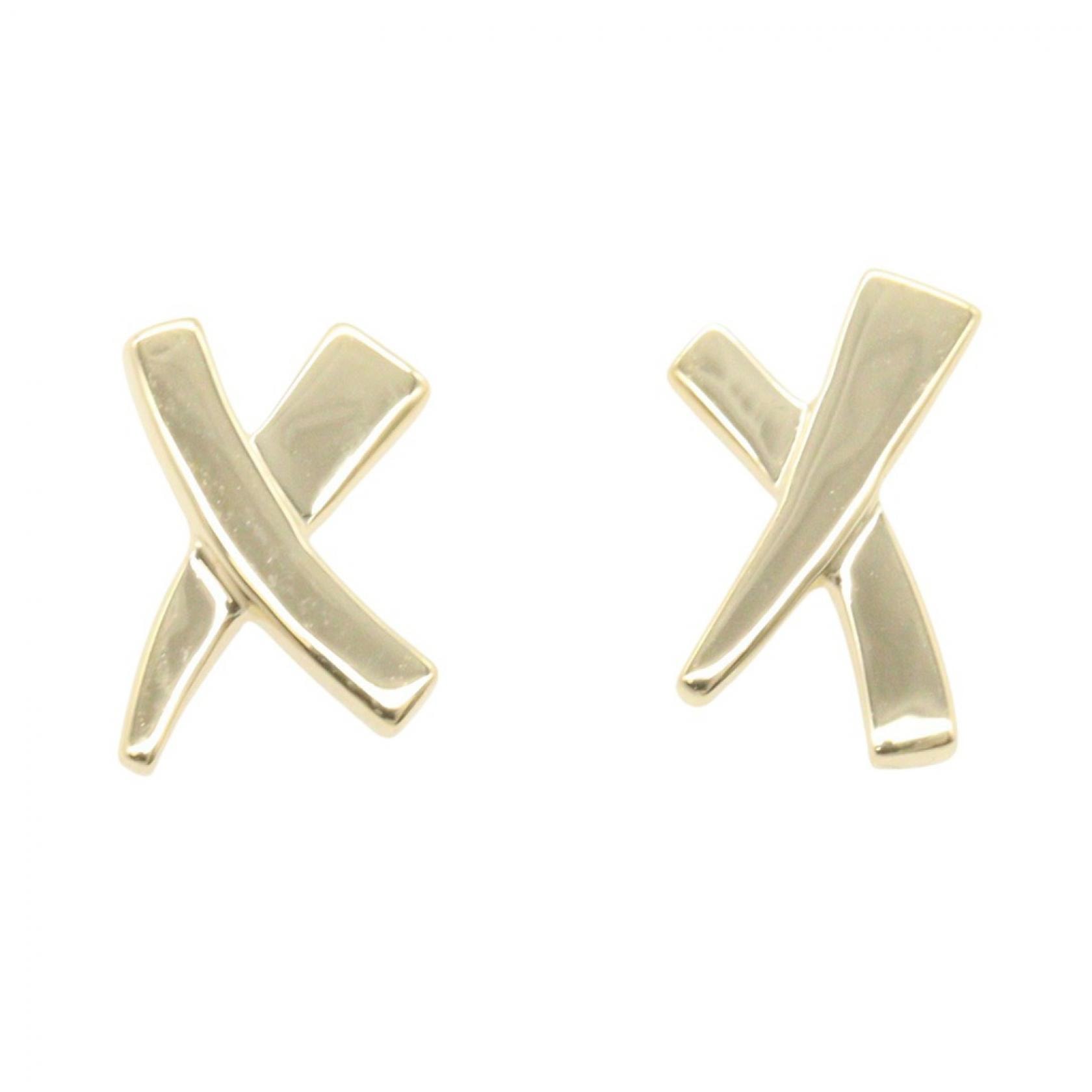 ティファニー TIFFANY&CO キスピアス ピアス ジュエリー K18(イエローゴールド) レディース ゴールド系 【中古】