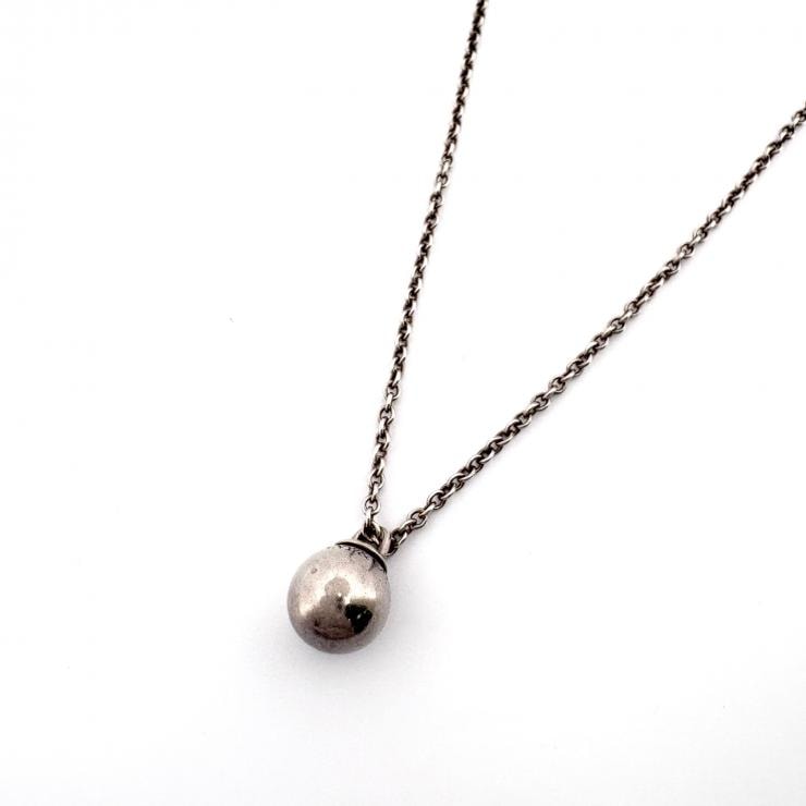 ティファニー TIFFANY&Co. ネックレス ハードウェアボール Ag925 シルバー SV【鑑定済み】正規品