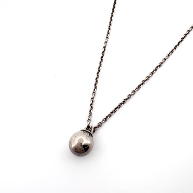 ティファニー TIFFANY&Co. ネックレス ハードウェアボール Ag925 シルバー SV【鑑定済み】正規品