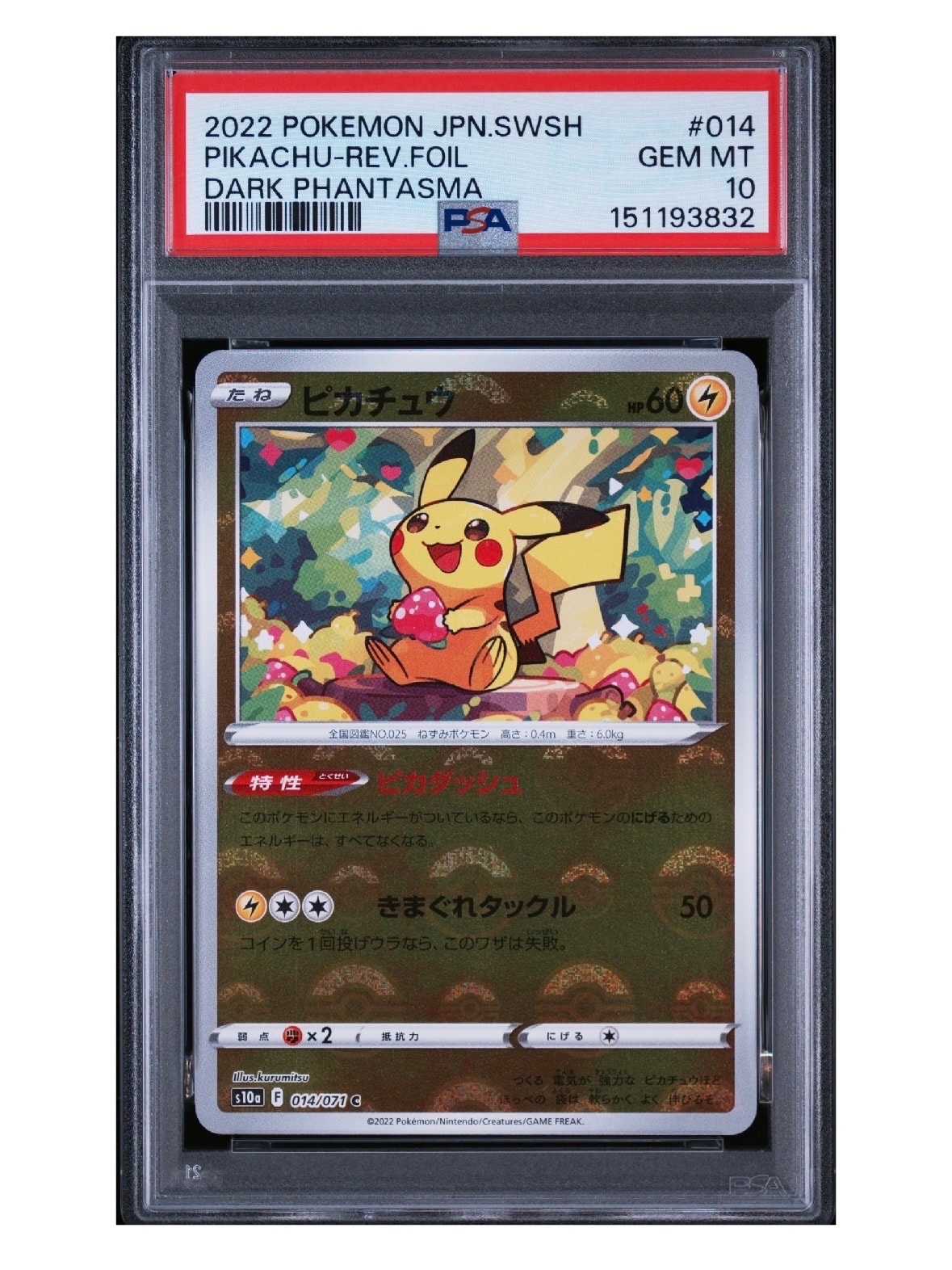PSA10】ピカチュウ: プロモ P [S-P 124](ピカピカ！ピカチュウ！プロモ