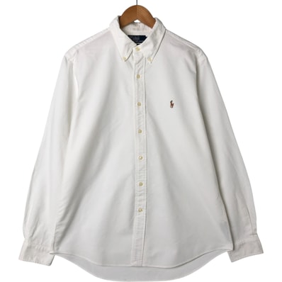古着 ラルフローレン Ralph Lauren POLO by Ralph Lauren 長袖 ボタンダウンシャツ メンズL相当/eaa548397