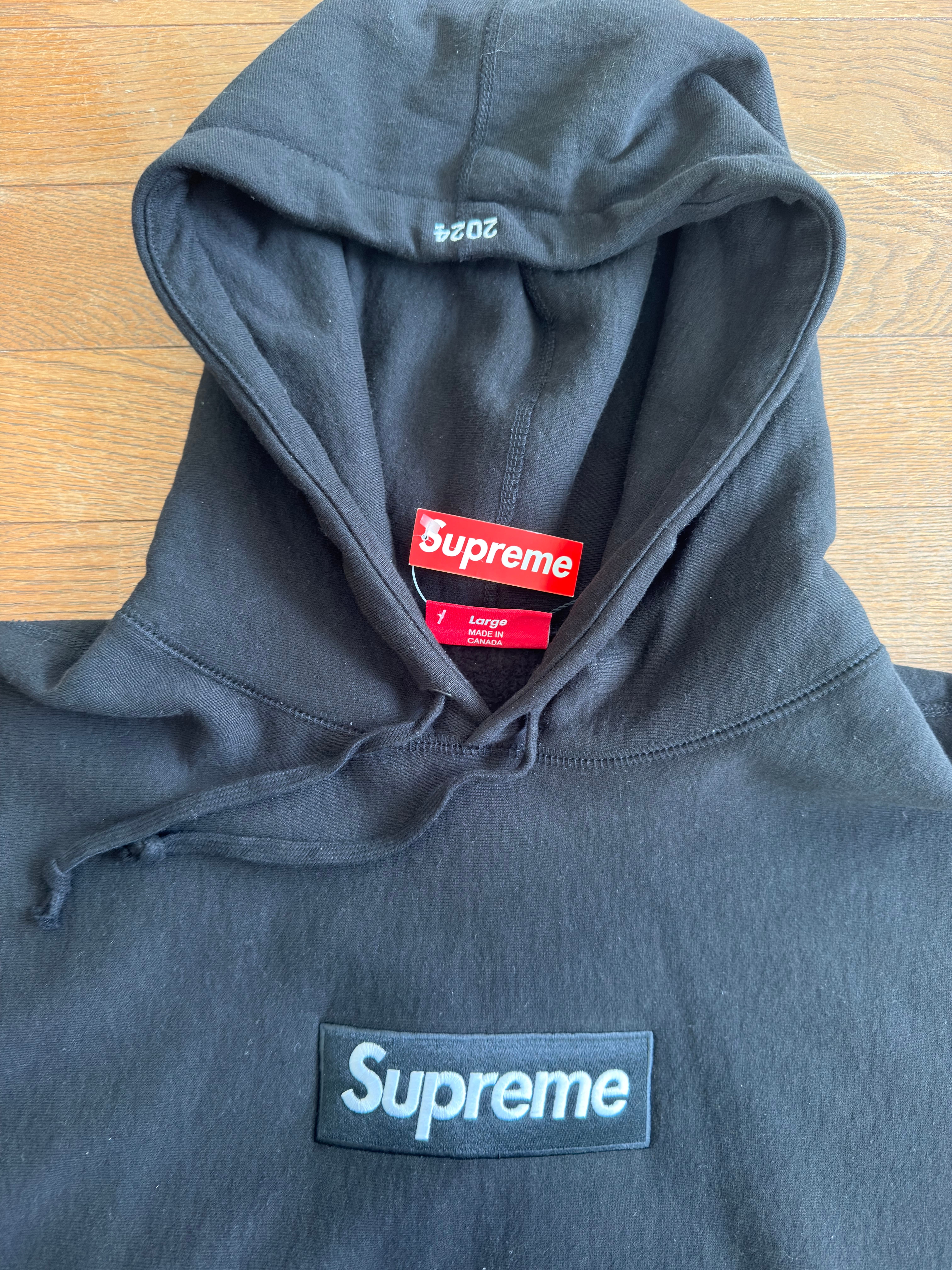 Supreme Box Logo Hooded Sweatshirt "Black" (24FW)