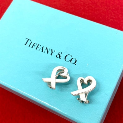 TIFFANY&Co. ティファニー ラビングハート イヤリング シルバー925 イヤリング シルバー
2912d