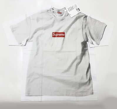 Supreme x MM6 Maison Margiela Box Logo Tee "White"