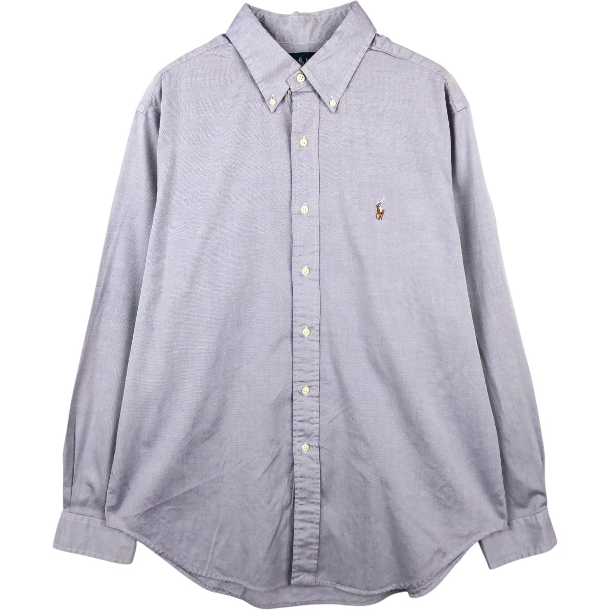 古着 ラルフローレン Ralph Lauren CLASSIC FIT 長袖 ボタンダウンシャツ メンズL相当/eaa672941