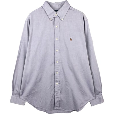 古着 ラルフローレン Ralph Lauren CLASSIC FIT 長袖 ボタンダウンシャツ メンズL相当/eaa672941