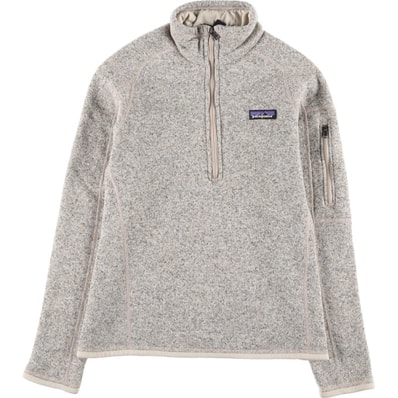 古着 パタゴニア Patagonia ベターセーターハーフジッププルオーバー 25618FA19 ハーフジップ フリースプルオーバー レディースS相当/eaa455522