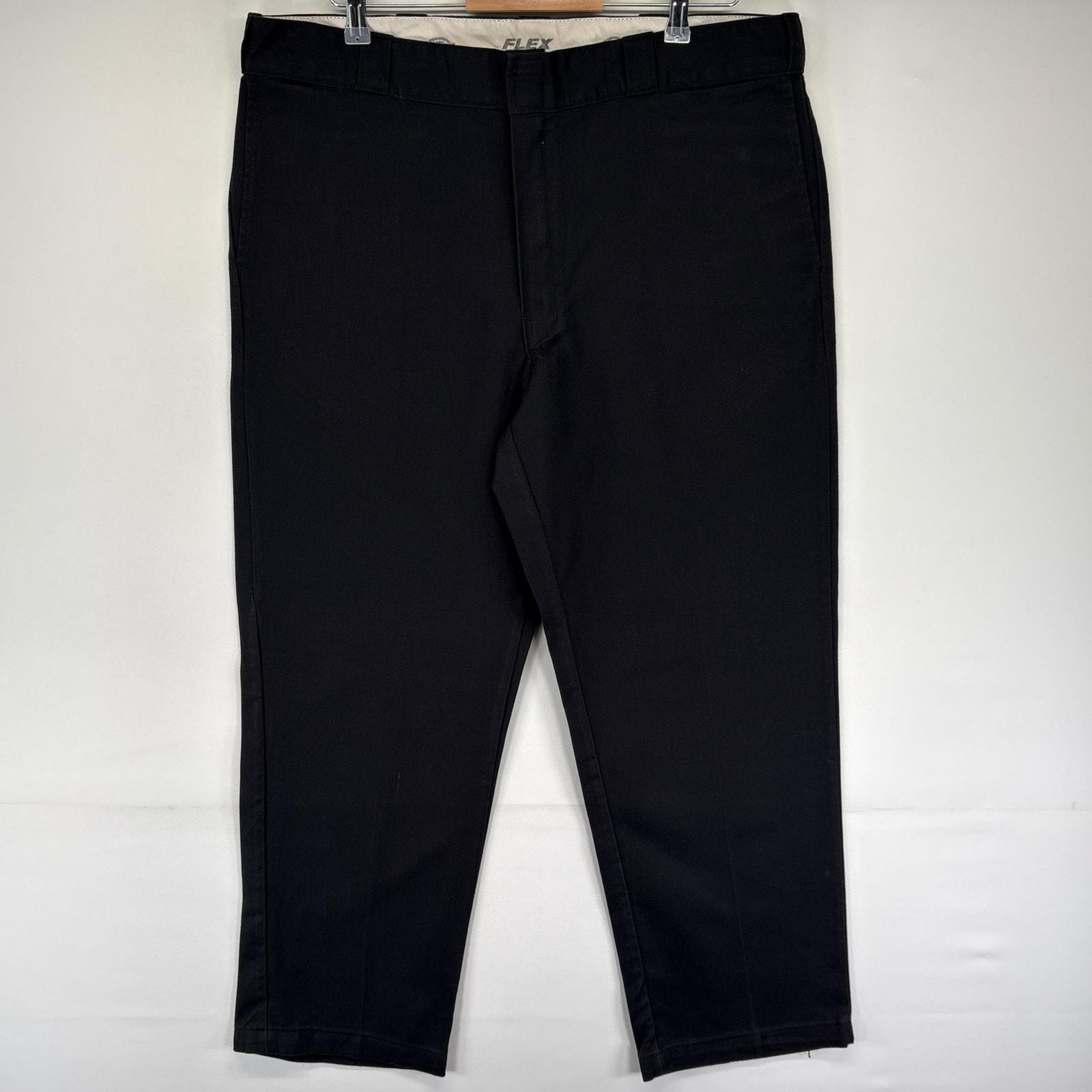 古着 ディッキーズ Dickies パンツ 874 ワーク チノ 大きいサイズ ジッパーフライ ストレート W40 L30 ブラック系 メンズ