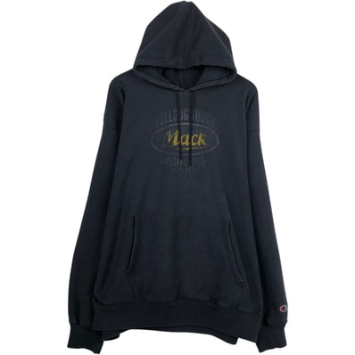 古着 00年代 チャンピオン Champion PREMIUM REVERSE WEAVE プレミアムリバースウィーブ アドバタイジング スウェットプルオーバーパーカー メンズXXL相当/eaa635475